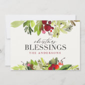 クリス賛美マ数々のスの紅葉 シーズンカード (裏面)