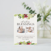 クリス賛美マ数々のスの葉  シーズンポストカード (スタンド正面)