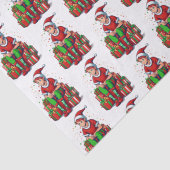 クリス間抜けおもしろいスサンタクロース小妖精や小人キッド 薄葉紙 (詳細)