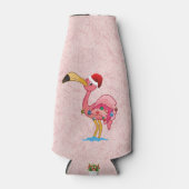 クリス飾スフラミンゴボトルクール ボトルクーラー (正面)