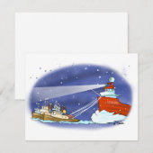 クリス・クリングルの貨物船の平型カード シーズンカード (正面/裏面)