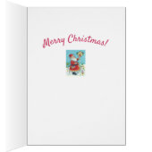 クリス・クリングル&（鳥）ショウジョウコウカンチョウクリスマスグリーティングカードV (内側 (右))