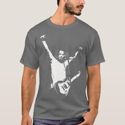 クリス・コーネル 有名な歌手 楽しい Tシャツ (正面)