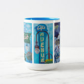 クリス&ディー4th Ave.Club Paris mug ツートーンマグカップ (中央)