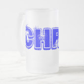 クリス フロストグラスビールジョッキ (正面左)