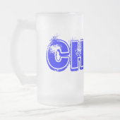 クリス フロストグラスビールジョッキ (左)