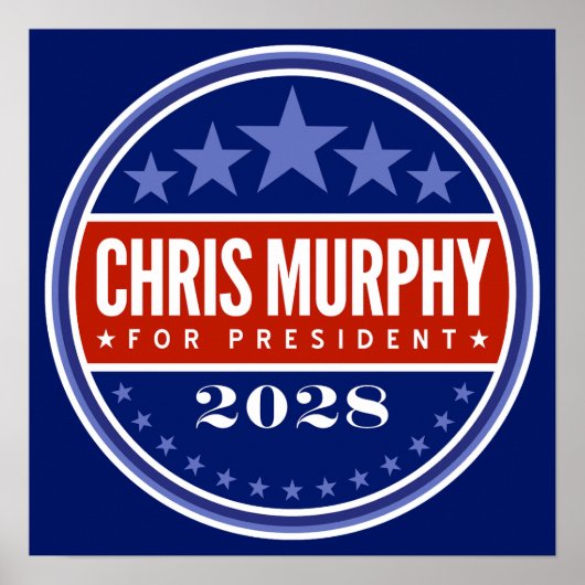 クリス・マーフィー大統領2028 ポスター (正面)