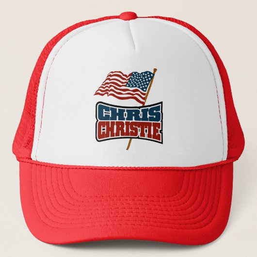 クリスChristieの誇り高いアメリカ人 キャップ (正面)