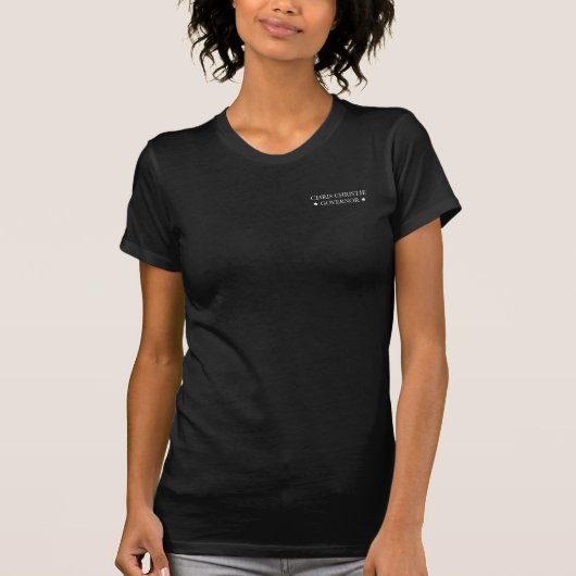 クリスChristie -知事のTシャツ Tシャツ (正面)