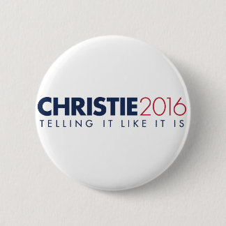 クリスChristie 2016のキャンペーンボタン- 2.25"円形 缶バッジ