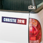 クリスChristie 2016のバンパーステッカー バンパーステッカー (トラック上)
