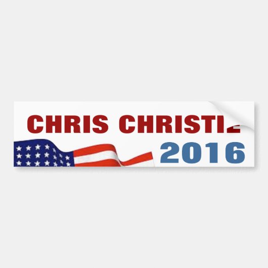 クリスChristie 2016年 バンパーステッカー (正面)