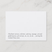 クリスLoyの妖精 名刺 (裏面)