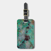 クリソコラジャスパー ラゲッジタグ (正面縦)
