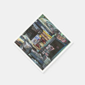 クリソコリア モーニング、ユニオン スクエア、ニューヨークシティ スタンダードカクテルナプキン (角)