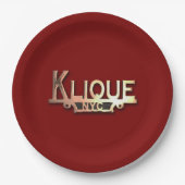 クリチェプラークカークラブ紙プレート ペーパープレート (正面)