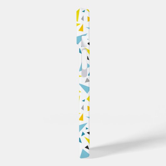 クリックお気に入りのデザインへ黄色と青の三角形 Case-Mate iPhoneケース (裏面 / 左)