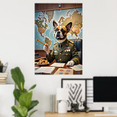 クリックが担当：マップとマンチーズ ポスター (ホームオフィス)