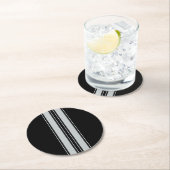 クリックしてカスタマイズすると、グレーからお選びの色に変更できます。 ラウンドペーパーコースター (インサイチュ)