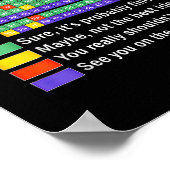 クリックできるかTee Periodic Table Of Elements Scien ポスター (角)