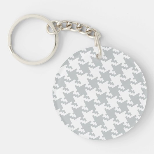 クリックカスタマイズグレーが色に変わる キーホルダー (正面)