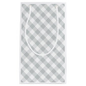 クリックカスタマイズグレーが色に変わる スモールペーパーバッグ (正面)