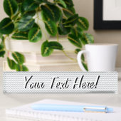 クリックカスタマイズグレーが色に変わる デスクネームプレート