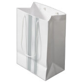 クリックカスタマイズグレーが色に変わる ミディアムペーパーバッグ (正面アングル)