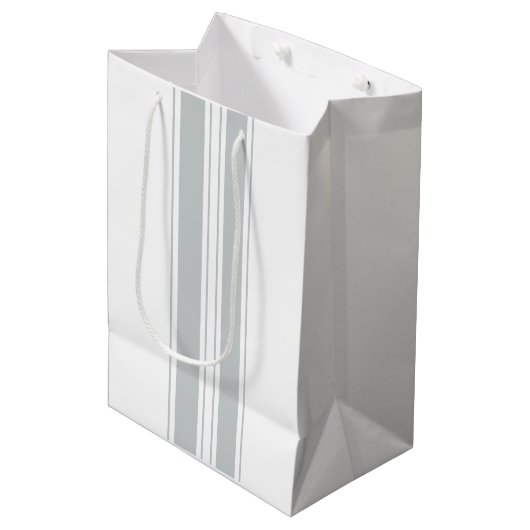 クリックカスタマイズグレーが色に変わる ミディアムペーパーバッグ (正面アングル)