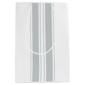 クリックカスタマイズグレーが色に変わる ミディアムペーパーバッグ (正面)