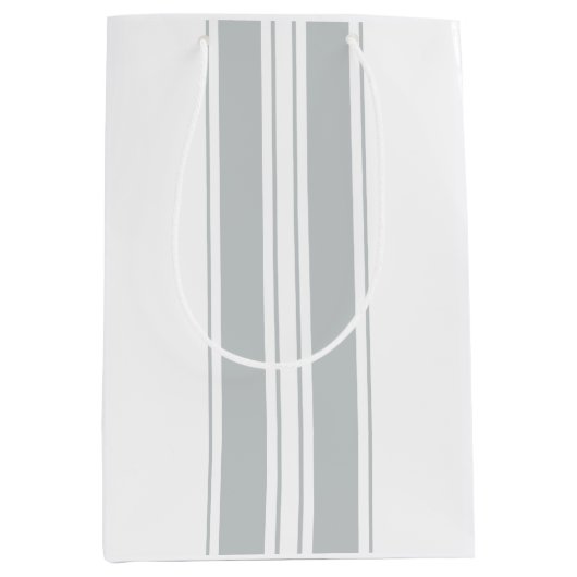 クリックカスタマイズグレーが色に変わる ミディアムペーパーバッグ (正面)