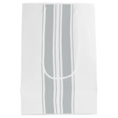 クリックカスタマイズグレーが色に変わる ミディアムペーパーバッグ (裏面)