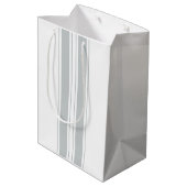 クリックカスタマイズグレーが色に変わる ミディアムペーパーバッグ (裏面アングル)