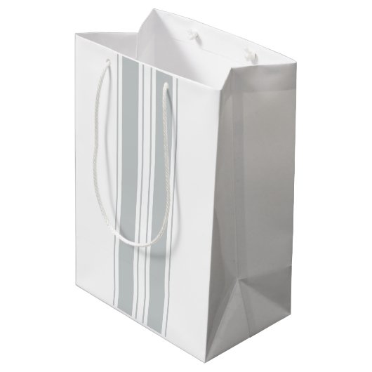 クリックカスタマイズグレーが色に変わる ミディアムペーパーバッグ (裏面アングル)