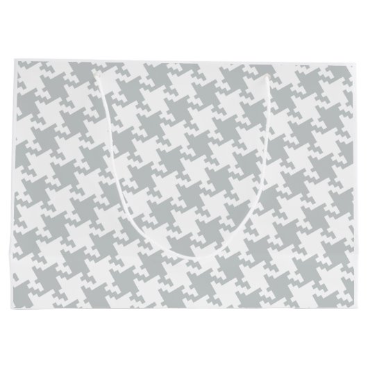 クリックカスタマイズグレーが色に変わる ラージペーパーバッグ (裏面)