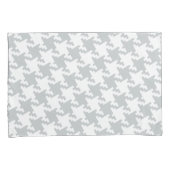 クリックカスタマイズグレーが色に変わる 枕カバー (正面右)