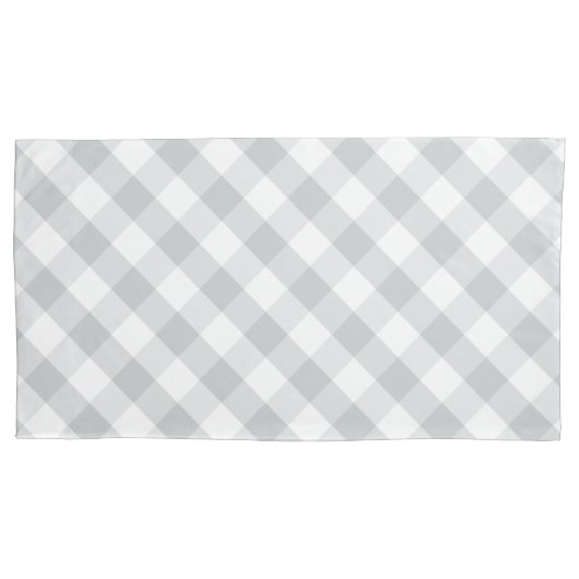 クリックカスタマイズグレーが色に変わる 枕カバー (正面左)