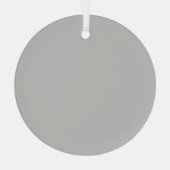 クリックカスタマイズ自分で変更する ガラスオーナメント (裏面)