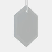 クリックカスタマイズ自分で変更する ガラスオーナメント (正面右)