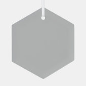 クリックカスタマイズ自分で変更する ガラスオーナメント (裏面)