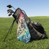 クリックカスタマイズ自分で変更する ゴルフタオル (グリーン)