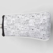 クリックカスタマイズ自分で変更する ゴルフヘッドカバー (正面)