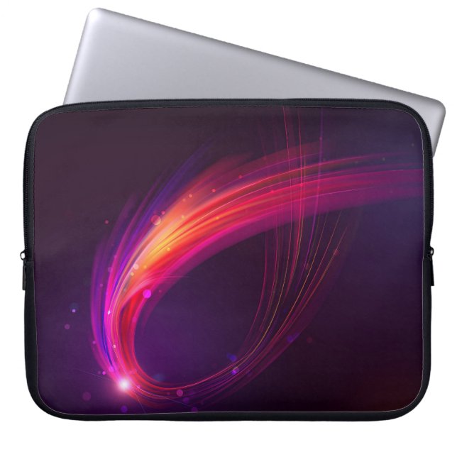 クリックカスタマイズ自分で変更する ラップトップスリーブ (正面)