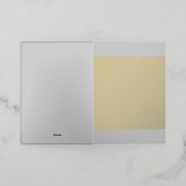 クリックカスタマイズ自分で変更する 箔グリーティングカード (外側レイダウン)