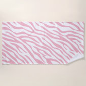 クリックカスタマイズPink DecorをYour Colorに変更 ビーチタオル (正面)