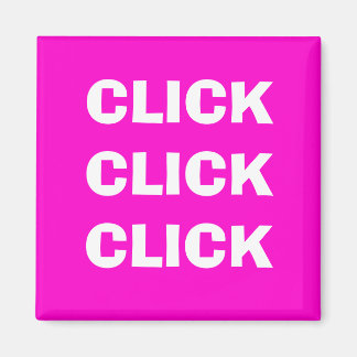 クリッククリッククリック世の中が笑いて笑う マグネット