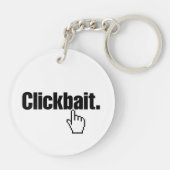 クリックベイト。 キーホルダー (裏面)