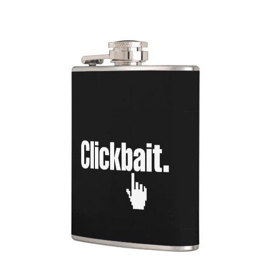 クリックベイト。 フラスク (左)