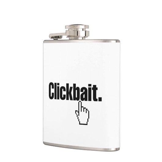 クリックベイト。 フラスク (左)