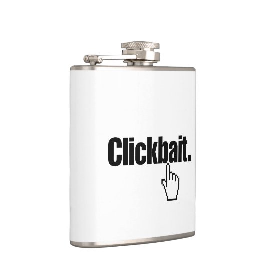 クリックベイト。 フラスク (右)